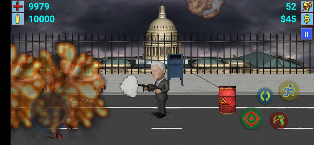 Aliens vs President (Элиены против Президента) [МОД Premium] APK Android Screenshot 3