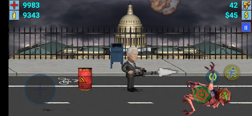 Aliens vs President (Элиены против Президента) [МОД Premium] APK Android Screenshot 4