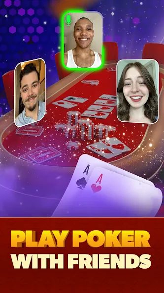 Poker Face: Texas Holdem Poker (Покер Фейс) [МОД Все открыто] APK Android Screenshot 1