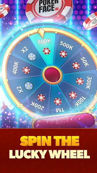 Poker Face: Texas Holdem Poker (Покер Фейс) [МОД Все открыто] APK Android Screenshot 3