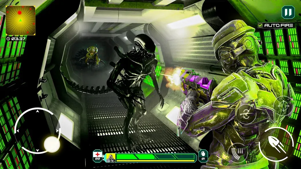 Alien - Dead Space Alien Games (сайфай) [МОД Много денег] APK Android Screenshot 1