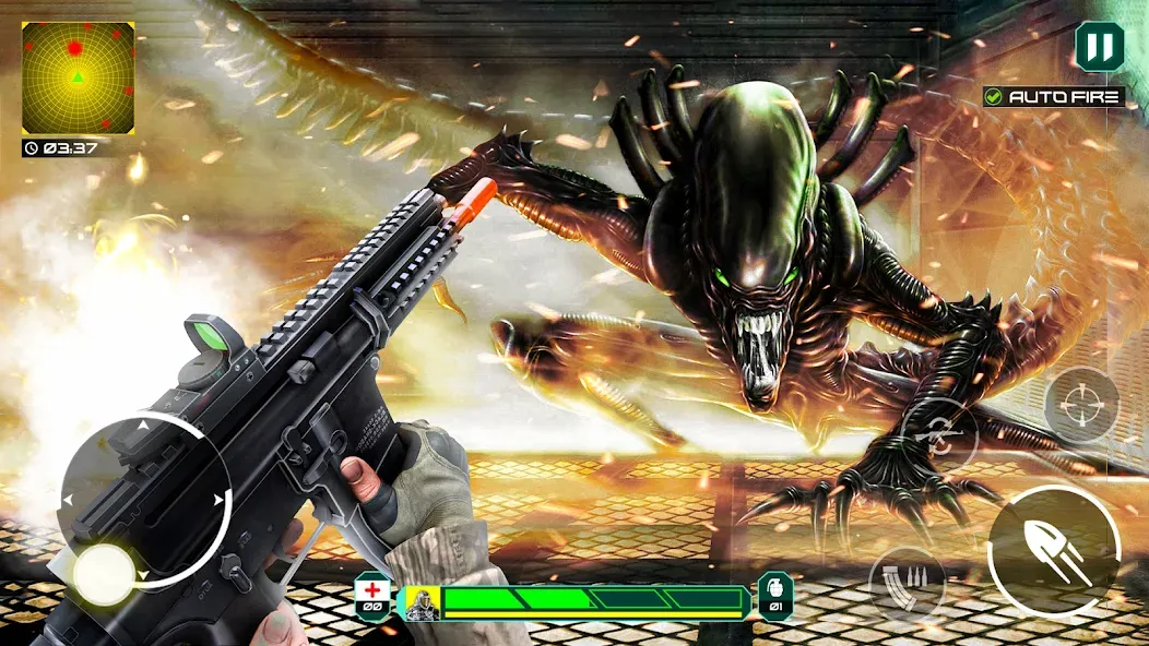 Alien - Dead Space Alien Games (сайфай) [МОД Много денег] APK Android Screenshot 2