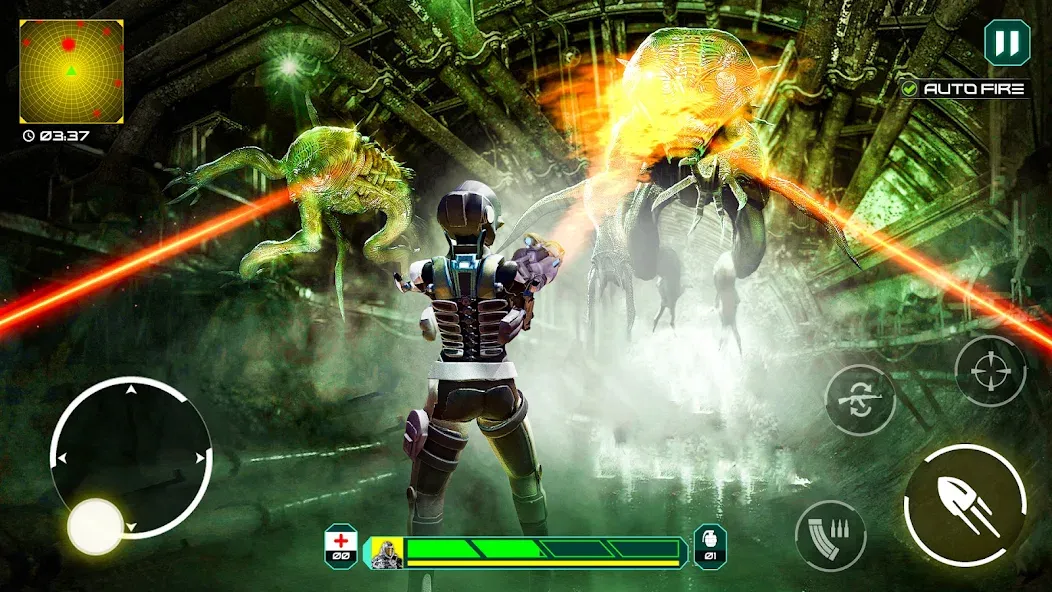Alien - Dead Space Alien Games (сайфай) [МОД Много денег] APK Android Screenshot 4