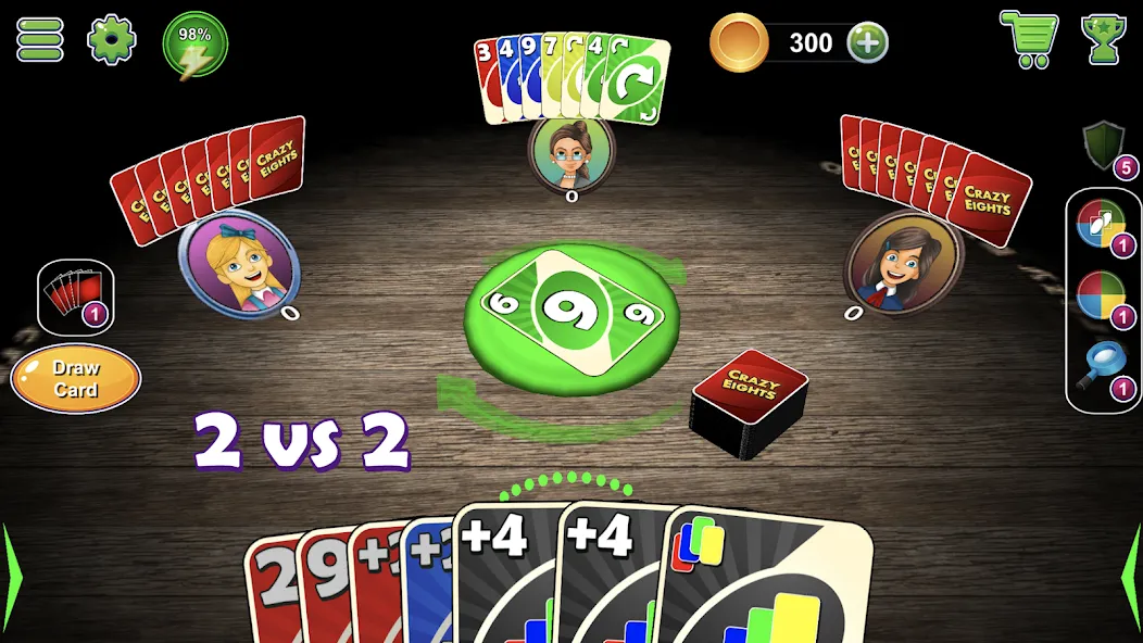 Crazy Eights 3D (КрэйзиЭйтс) [МОД Меню] APK Android Screenshot 4