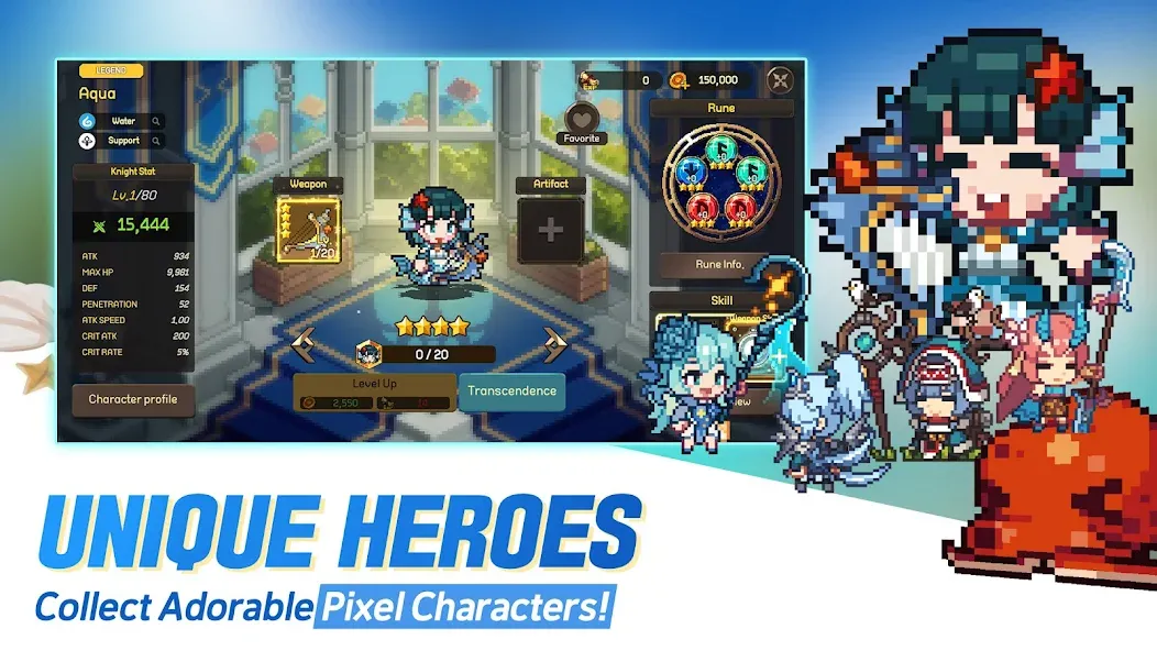 Unknown Knights: Anniversary (Анноун Найтс) [МОД Все открыто] APK Android Screenshot 1