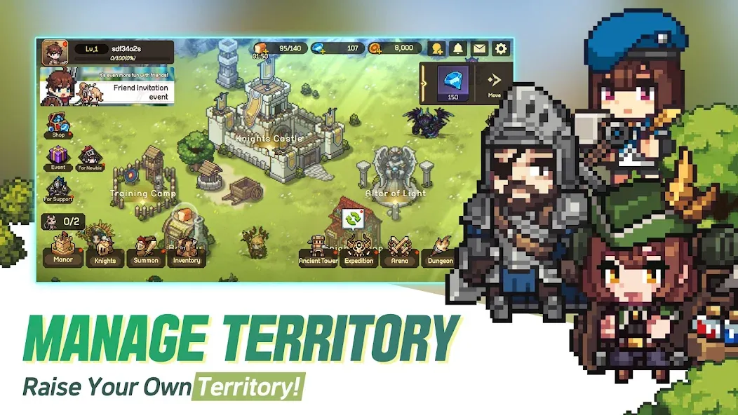 Unknown Knights: Anniversary (Анноун Найтс) [МОД Все открыто] APK Android Screenshot 4