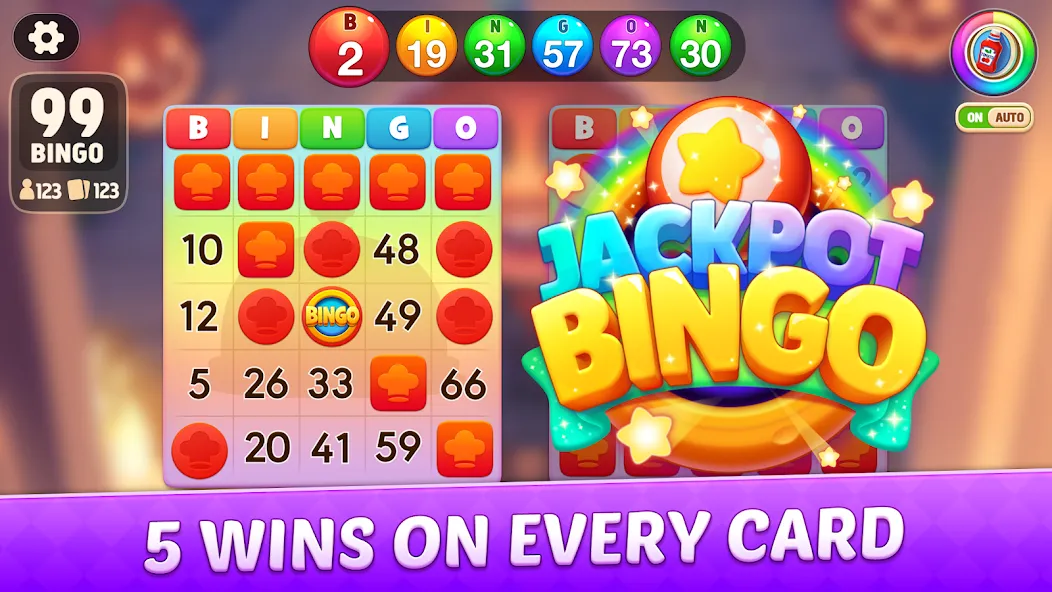 Bingo Frenzy®-Live Bingo Games (Бинго Френзи) [МОД Много денег] APK Android Screenshot 1