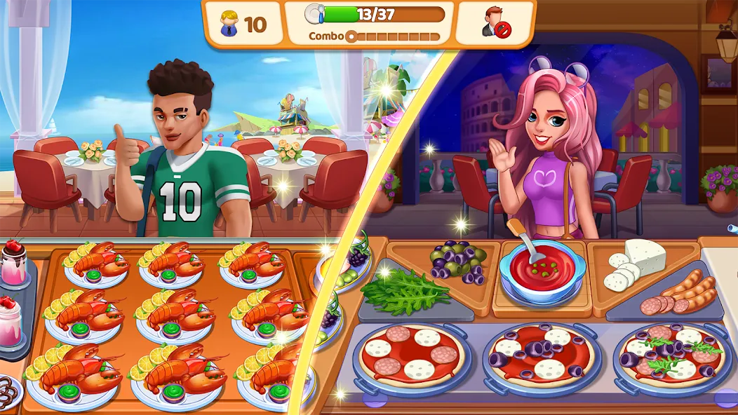 Food Voyage: Fun Cooking Games (Фуд Воядж) [МОД Много денег] APK Android Screenshot 5