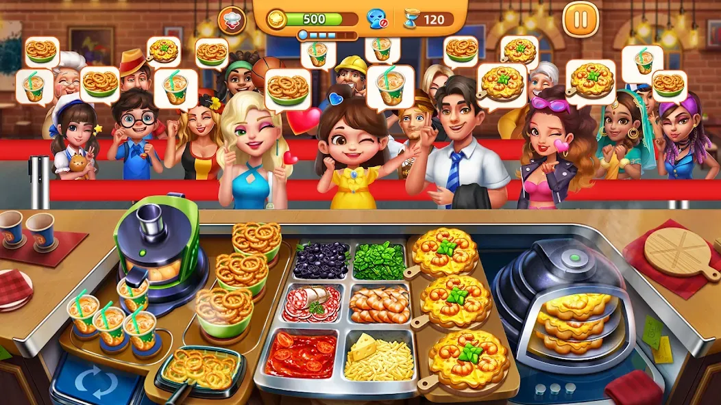 Cooking City - Cooking Games (Кукинг Сити) [МОД Premium] APK Android Screenshot 2