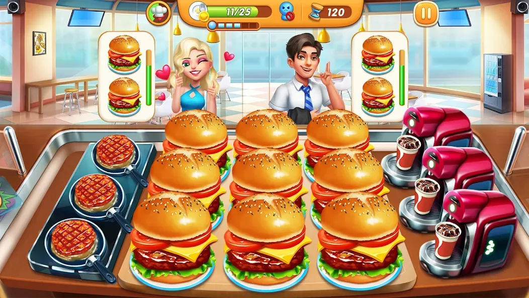 Cooking City - Cooking Games (Кукинг Сити) [МОД Premium] APK Android Screenshot 3
