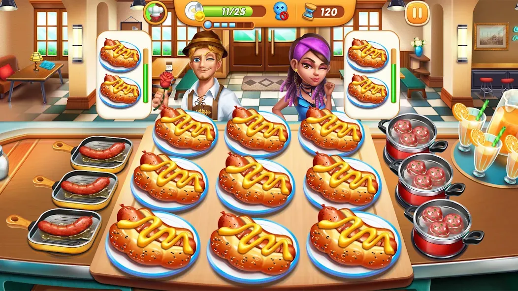 Cooking City - Cooking Games (Кукинг Сити) [МОД Premium] APK Android Screenshot 4