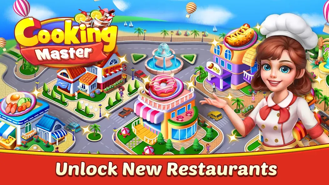 Cooking Master:Restaurant Game (Кукинг Мастер) [МОД Много денег] APK Android Screenshot 1