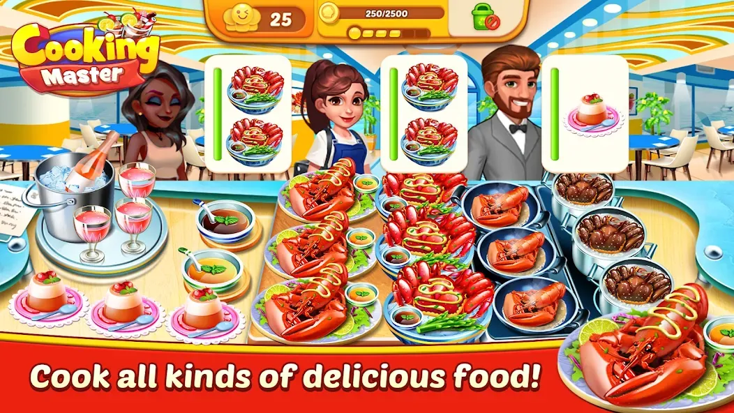 Cooking Master:Restaurant Game (Кукинг Мастер) [МОД Много денег] APK Android Screenshot 4