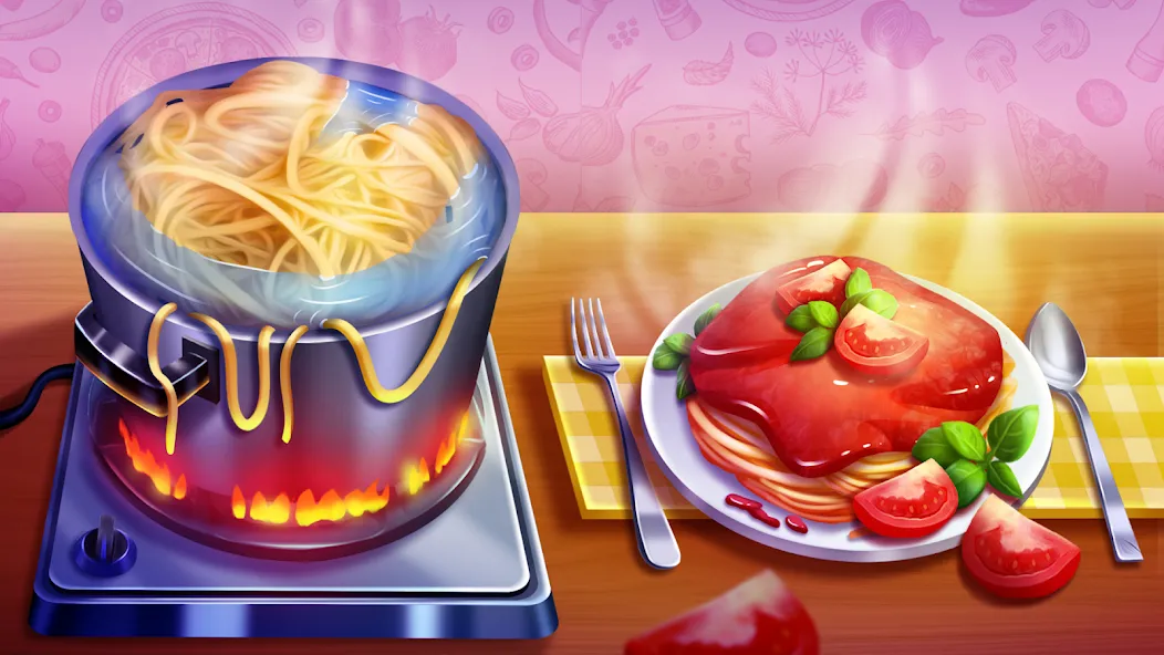 Cooking Team: Restaurant Games [МОД Много денег] APK Android Screenshot 1