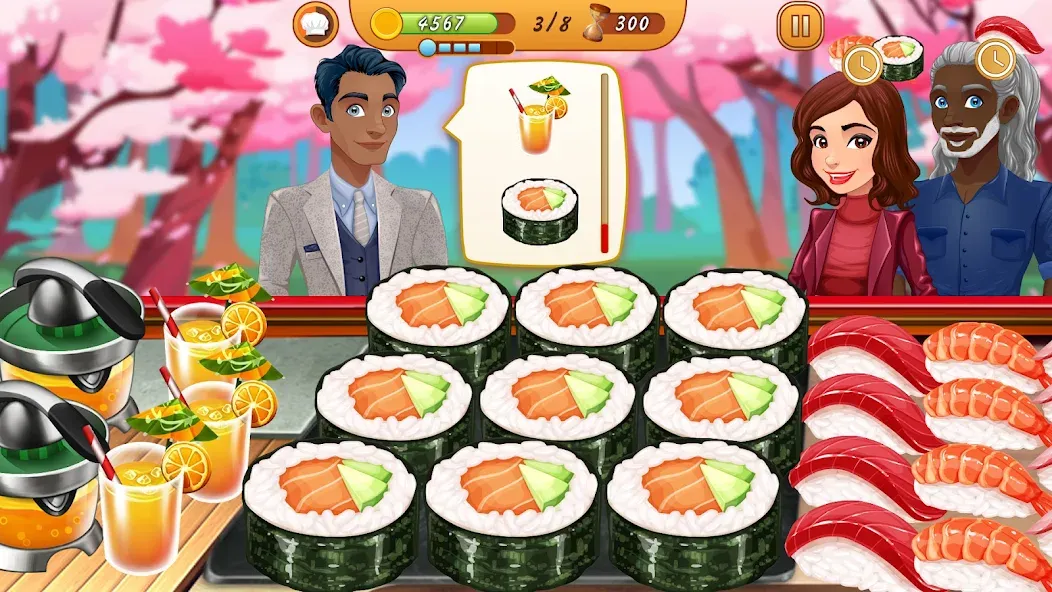 Cooking Team: Restaurant Games [МОД Много денег] APK Android Screenshot 3
