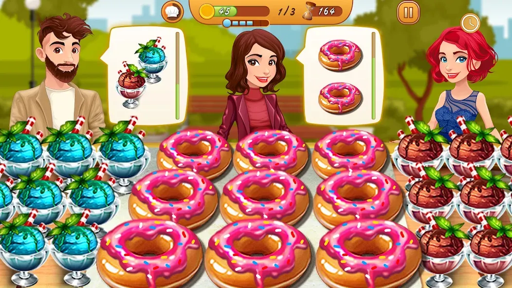 Cooking Team: Restaurant Games [МОД Много денег] APK Android Screenshot 5