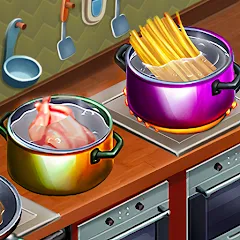 Cooking Team: Restaurant Games [МОД Много денег] APK Android