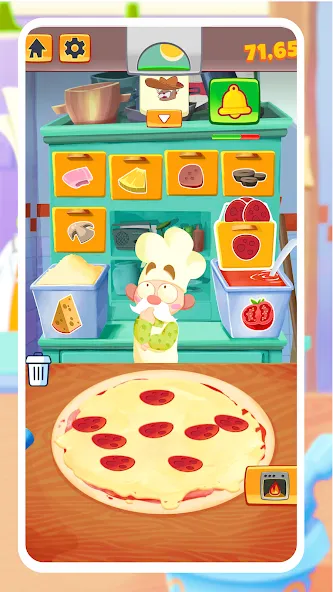 Pizza Maker - Cooking Games (Пицца Мейкер) [МОД Много денег] APK Android Screenshot 2