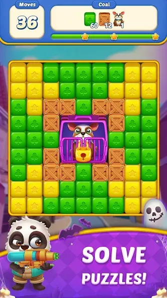 Cube Blast Journey: Toon & Toy (Кьюб Бласт Джорни) [МОД Бесконечные монеты] APK Android Screenshot 4