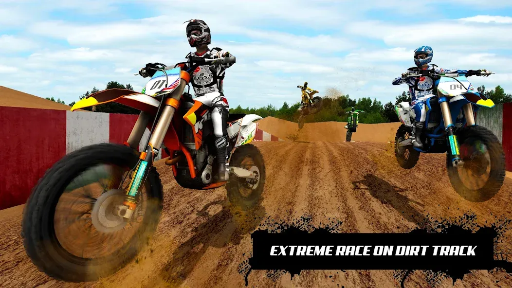 Mountain Dirt Bike Champions [МОД Бесконечные монеты] APK Android Screenshot 3