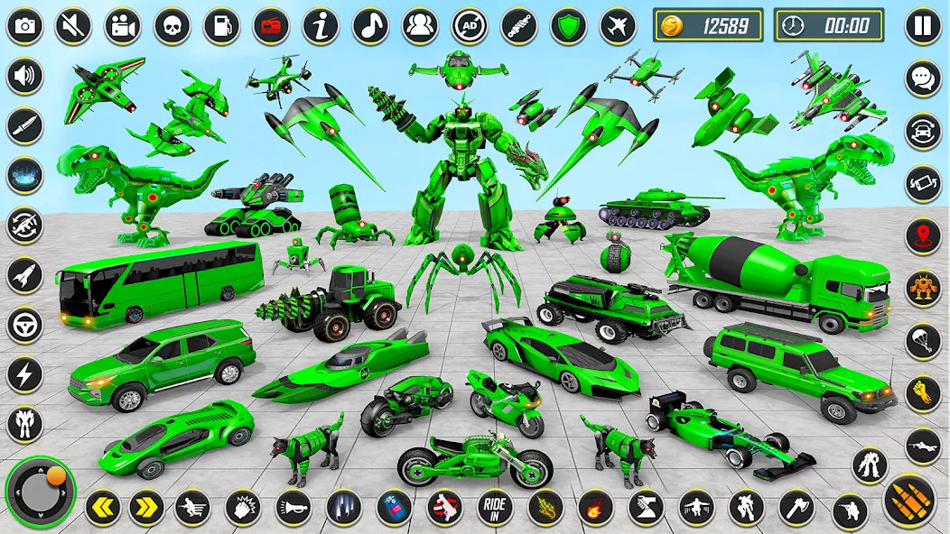Dino Robot - Car Robot Games (Дино Робот) [МОД Premium] APK Android Screenshot 1