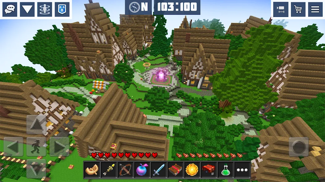 Block Craft World:Planet Craft [МОД Меню] APK Android Screenshot 2