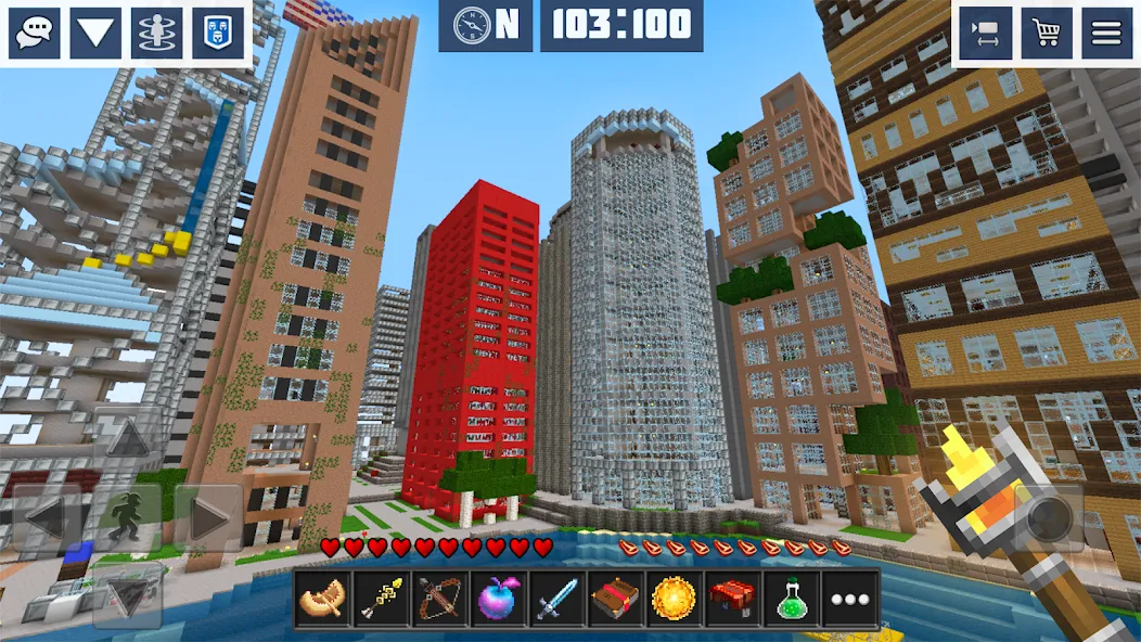 Block Craft World:Planet Craft [МОД Меню] APK Android Screenshot 3