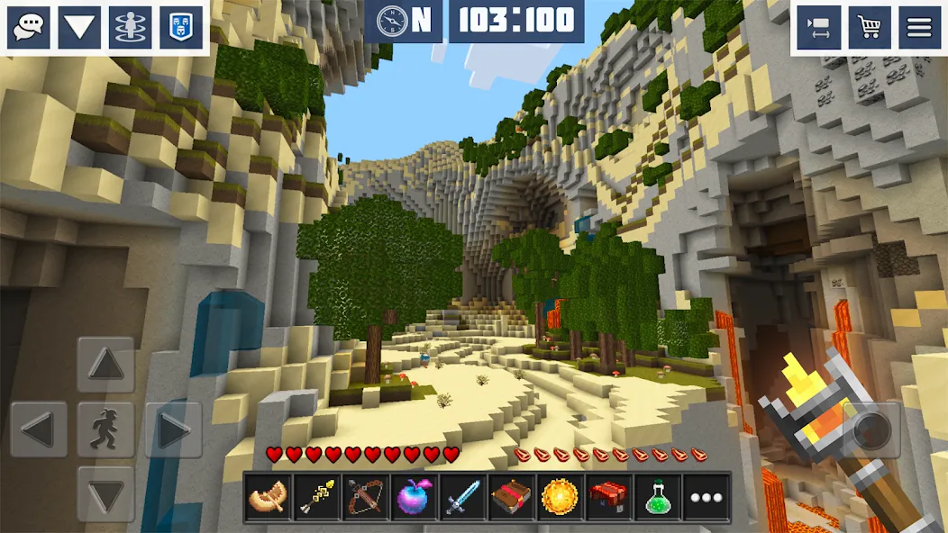 Block Craft World:Planet Craft [МОД Меню] APK Android Screenshot 4