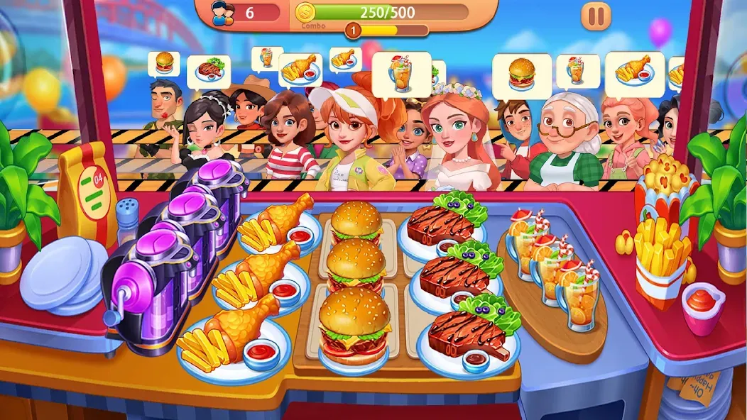 Cooking Journey: Cooking Games (Кукинг Джерни) [МОД Mega Pack] APK Android Screenshot 1