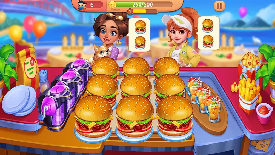 Cooking Journey: Cooking Games (Кукинг Джерни) [МОД Mega Pack] APK Android Screenshot 2