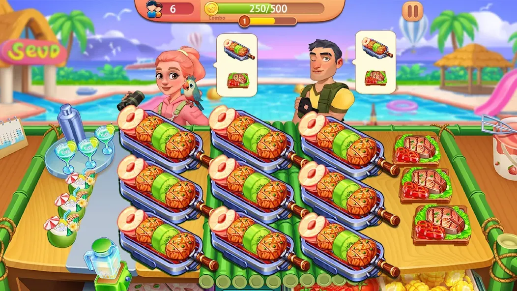 Cooking Journey: Cooking Games (Кукинг Джерни) [МОД Mega Pack] APK Android Screenshot 4