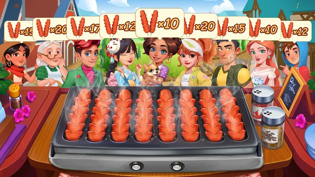 Cooking Journey: Cooking Games (Кукинг Джерни) [МОД Mega Pack] APK Android Screenshot 5