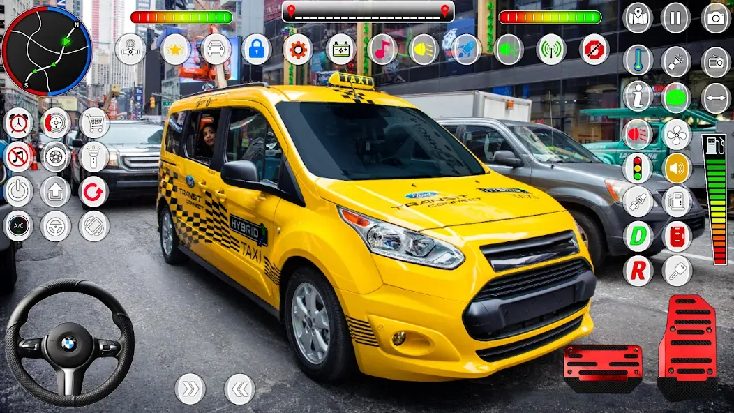 US Taxi Game 2023-Taxi Driver [МОД Много денег] APK Android Screenshot 3