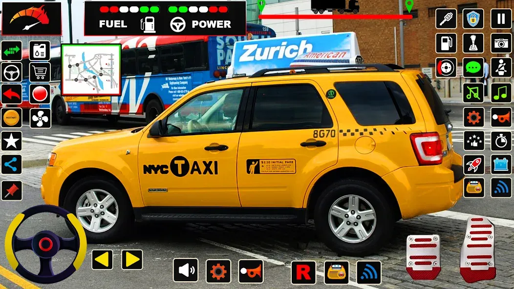 US Taxi Game 2023-Taxi Driver [МОД Много денег] APK Android Screenshot 5