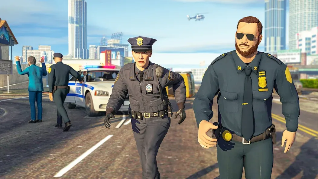 Police Simulator Job Cop Game [МОД Бесконечные монеты] APK Android Screenshot 5
