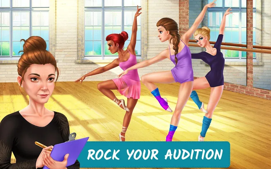 Dance School Stories [МОД Меню] APK Android Screenshot 1