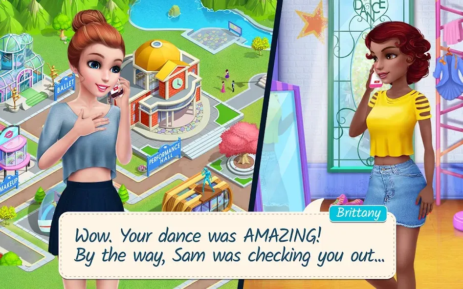 Dance School Stories [МОД Меню] APK Android Screenshot 2