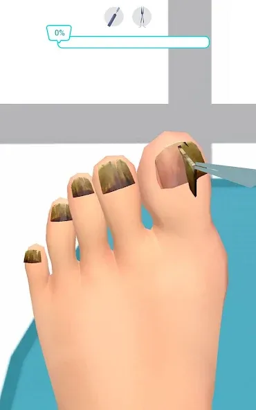 Foot Clinic - ASMR Feet Care (Фут Клиник) [МОД Много денег] APK Android Screenshot 3