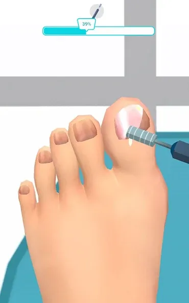 Foot Clinic - ASMR Feet Care (Фут Клиник) [МОД Много денег] APK Android Screenshot 5