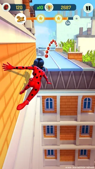 Miraculous Ladybug & Cat Noir [МОД Бесконечные монеты] APK Android Screenshot 2