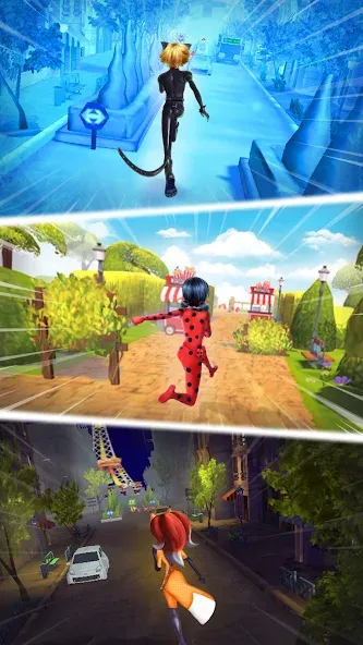 Miraculous Ladybug & Cat Noir [МОД Бесконечные монеты] APK Android Screenshot 3