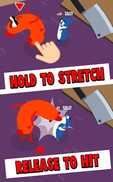 Sausage Wars.io [МОД Много денег] APK Android Screenshot 2