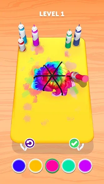 Tie Dye [МОД Unlocked] APK Android Screenshot 1