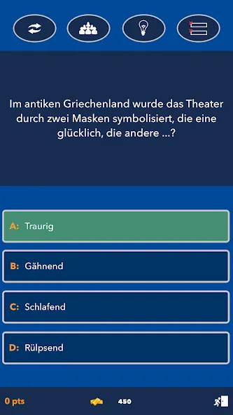 Super Quiz - Wissens Deutsch (упер квиз) [МОД Много денег] APK Android Screenshot 2