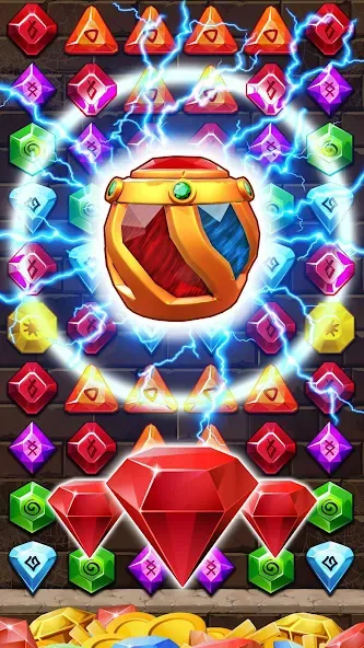 Jewel Ancient Pyramid Treasure [МОД Premium] APK Android Screenshot 1