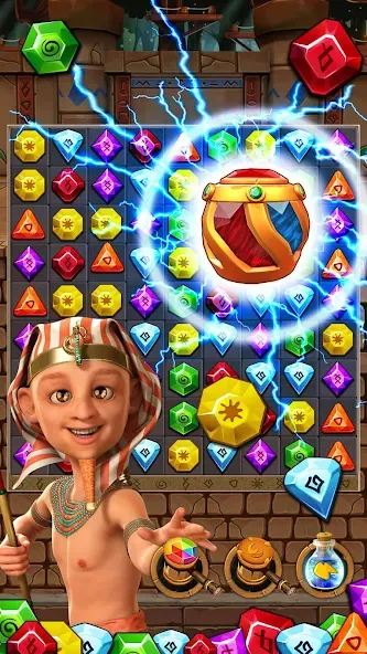 Jewel Ancient 2: lost gems (Джуэл Эншиент 2) [МОД Mega Pack] APK Android Screenshot 3
