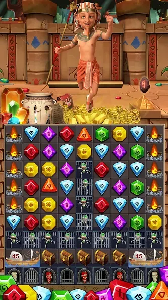 Jewel Ancient 2: lost gems (Джуэл Эншиент 2) [МОД Mega Pack] APK Android Screenshot 4