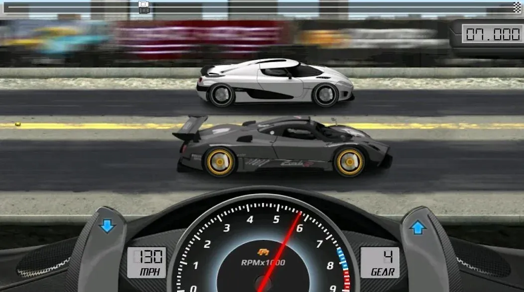 Drag Racing (Драгрейсинг) [МОД Меню] APK Android Screenshot 2