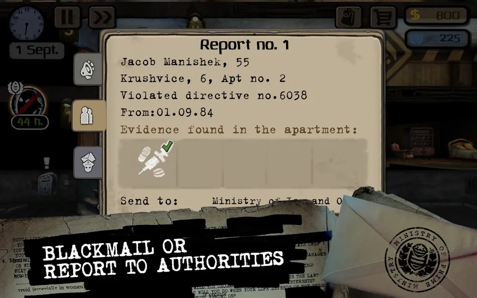 Beholder: Adventure (Бихолдер) [МОД Unlocked] APK Android Screenshot 2