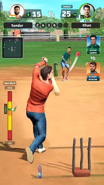 Cricket Gangsta™ Cricket Games (Крикет Гангста 11 Лига) [МОД Unlocked] APK Android Screenshot 1